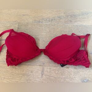 Natori feathers Red Lace Bra 32b